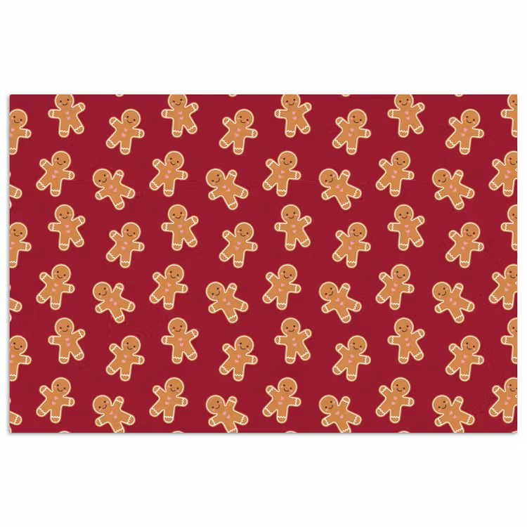 Poster - Peperkoek - Rood - Bruin - Kerst — 1