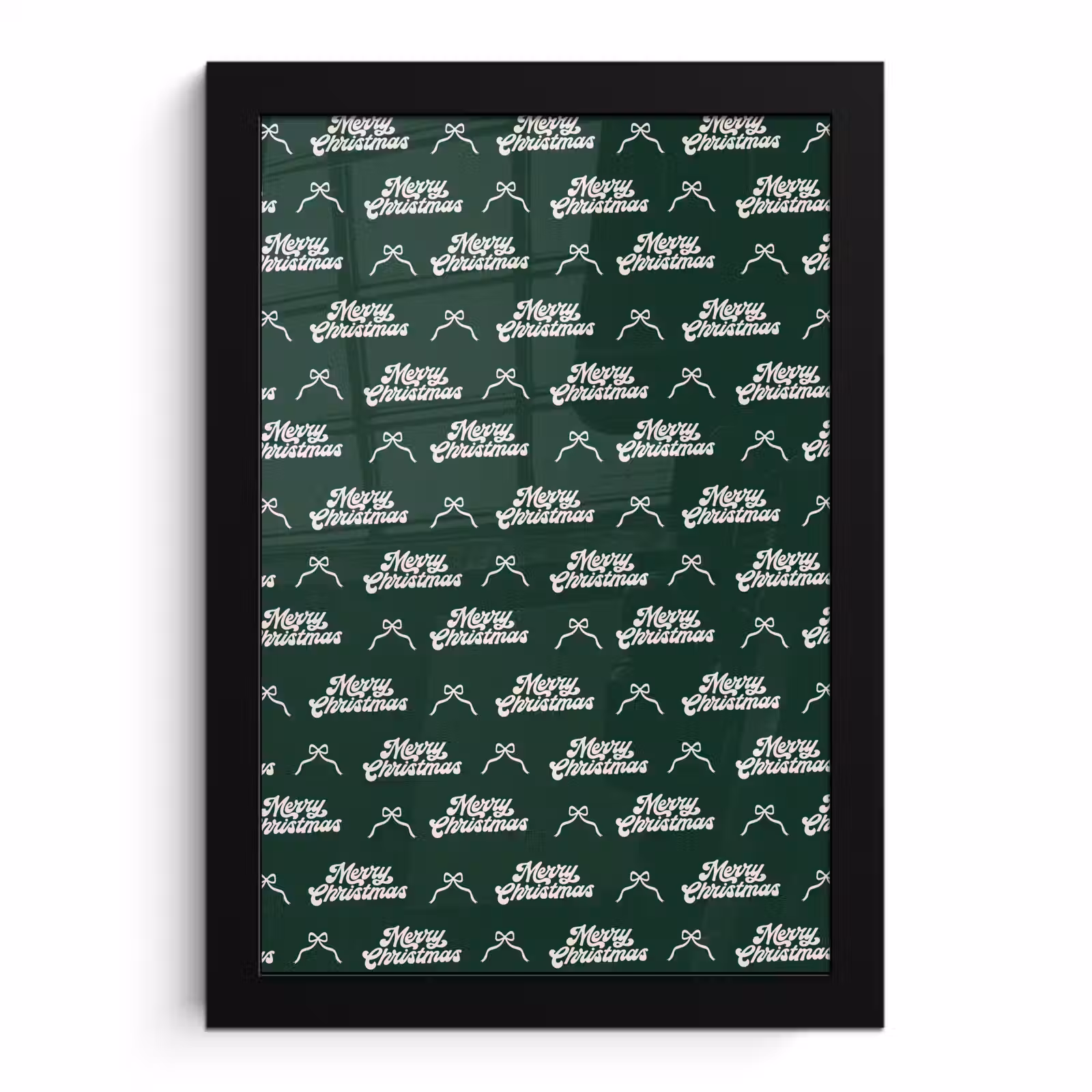 Poster met lijst - Tekst - Groen - Wit - Tekst — 1