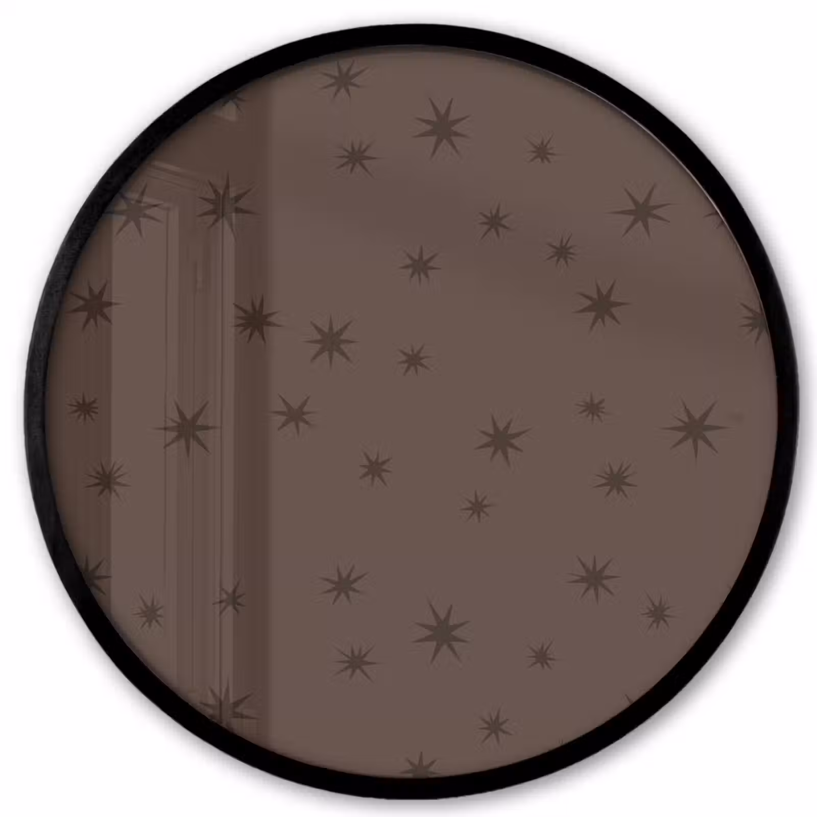 Ronde fotolijst - Ster - Bruin - Kerst — 1