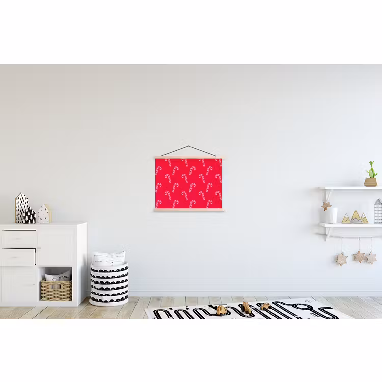 Schoolplaat - Kerst - Roze - Rood - Zuurstok — 3