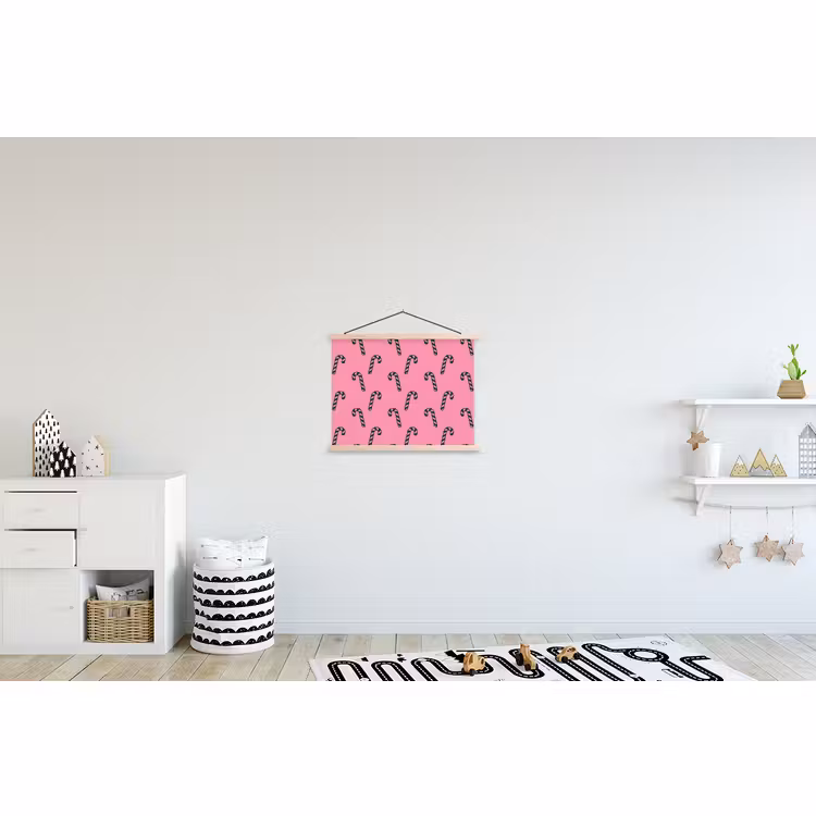 Schoolplaat - Kerst - Roze - Groen - Zuurstok — 3