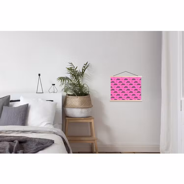 Schoolplaat - Tekst - Neon - Roze - Kerst — 2