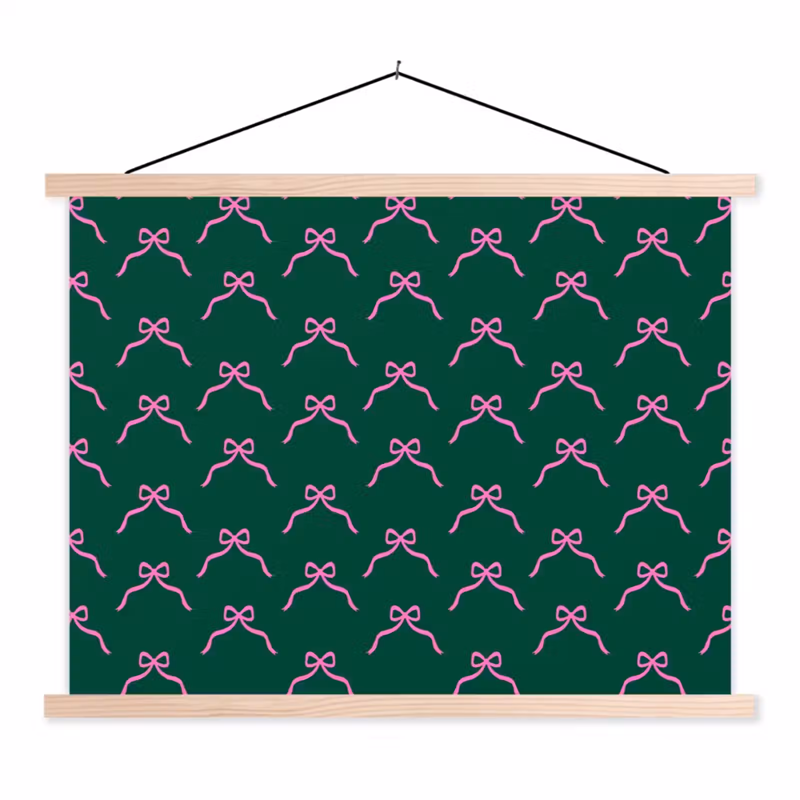 Schoolplaat - Kerst - Neon - Groen - Strik — 1