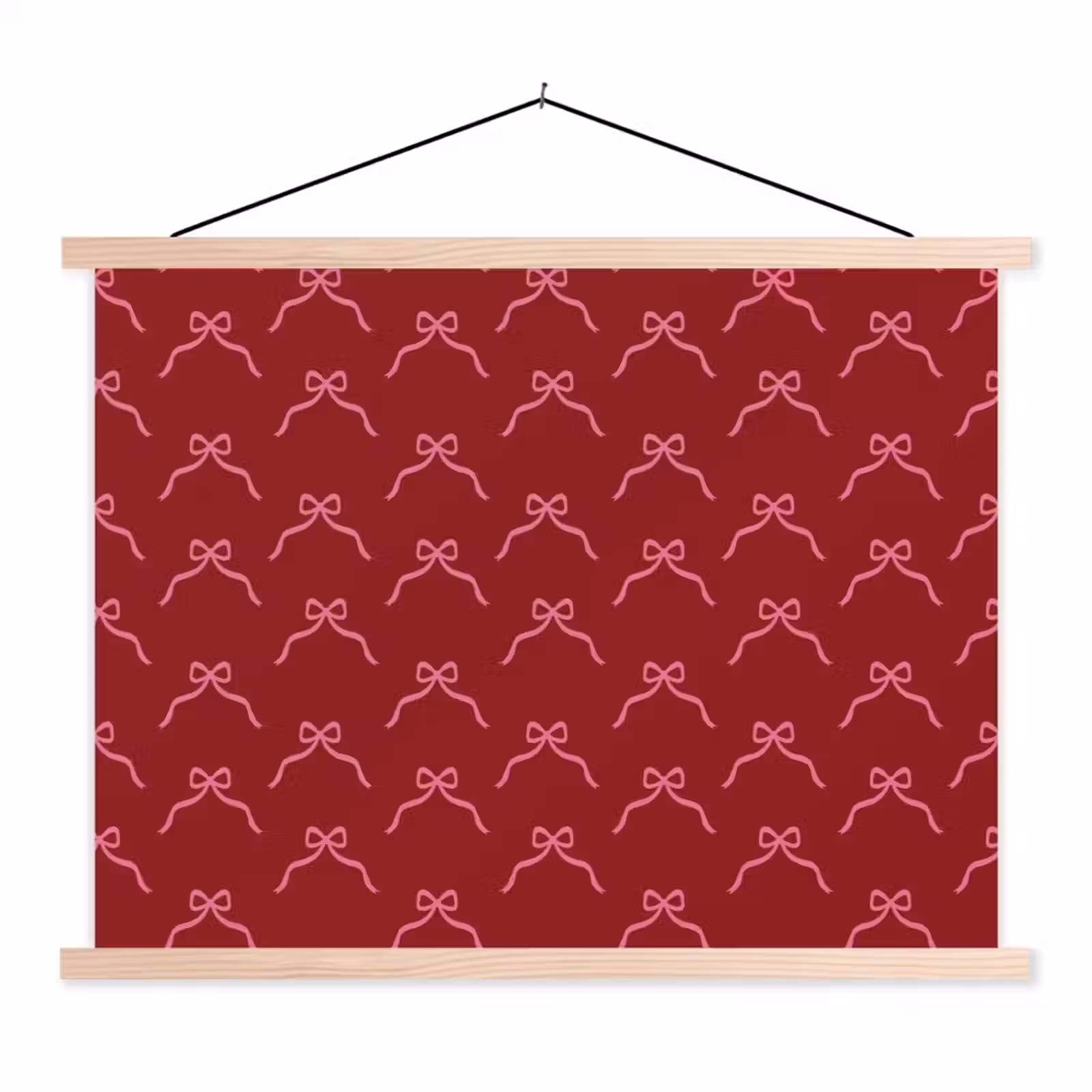 Schoolplaat - Strik - Kerst - Rood - Roze — 1