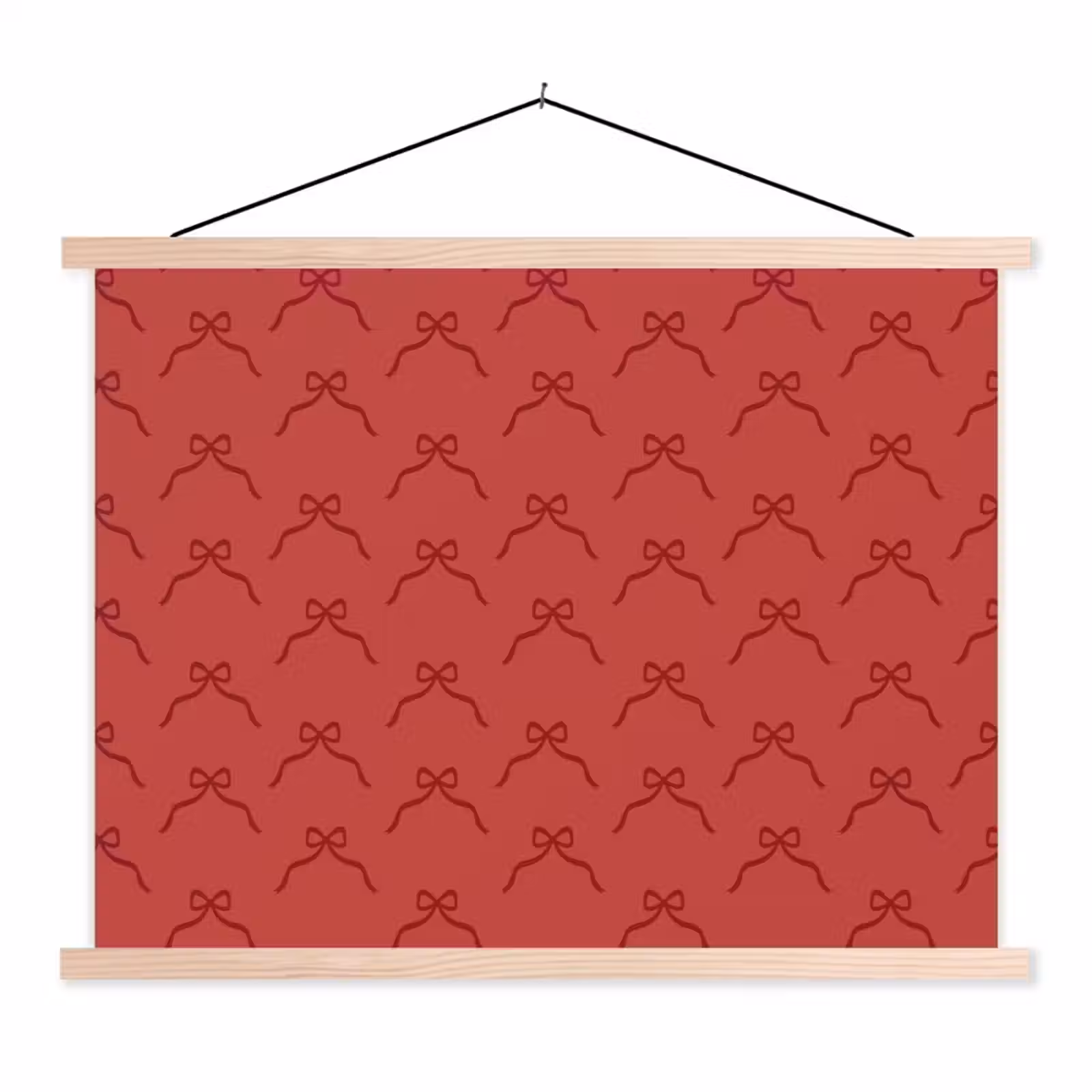 Schoolplaat - Strik - Rood - Kerst — 1