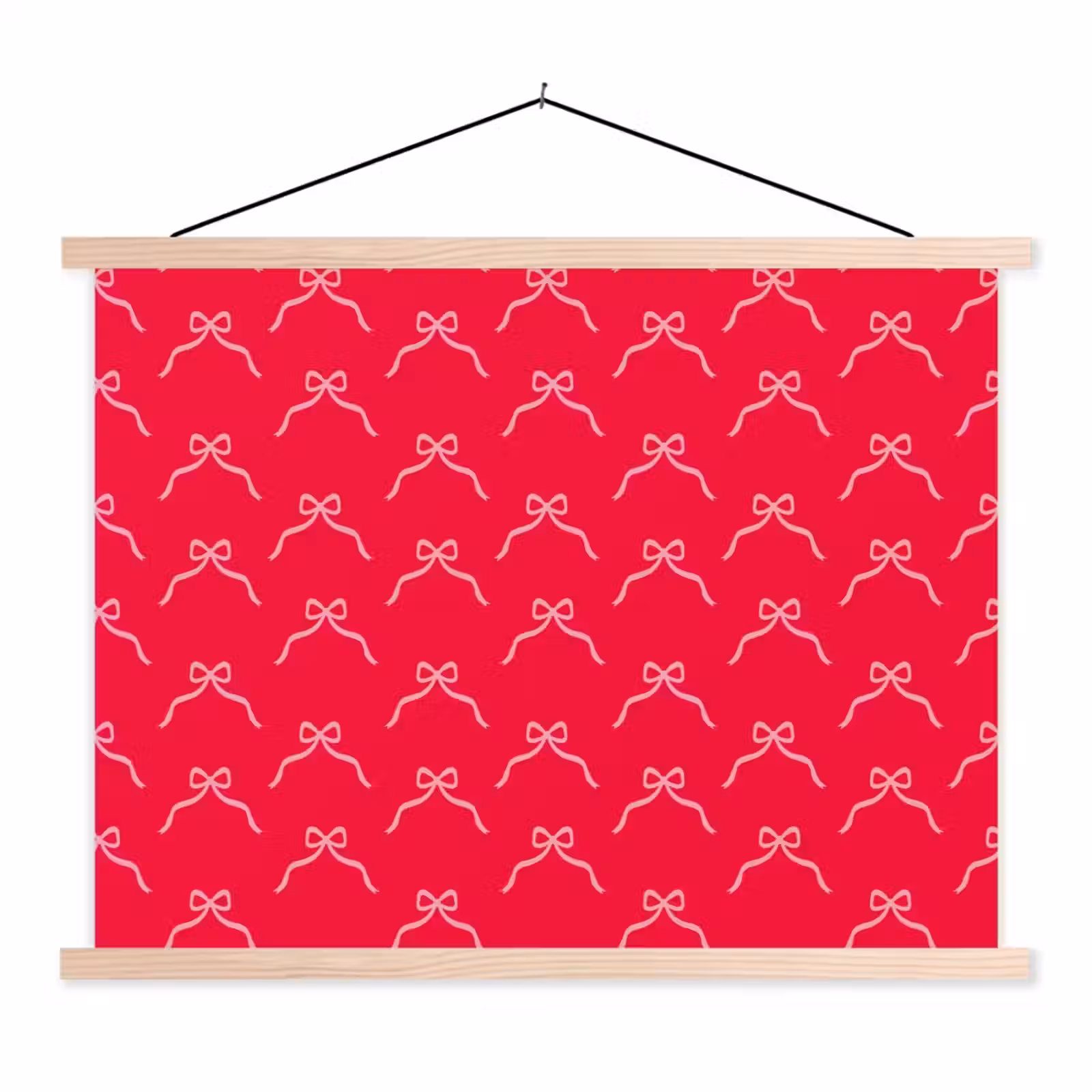 Schoolplaat - Strik - Rood - Kerst — 1