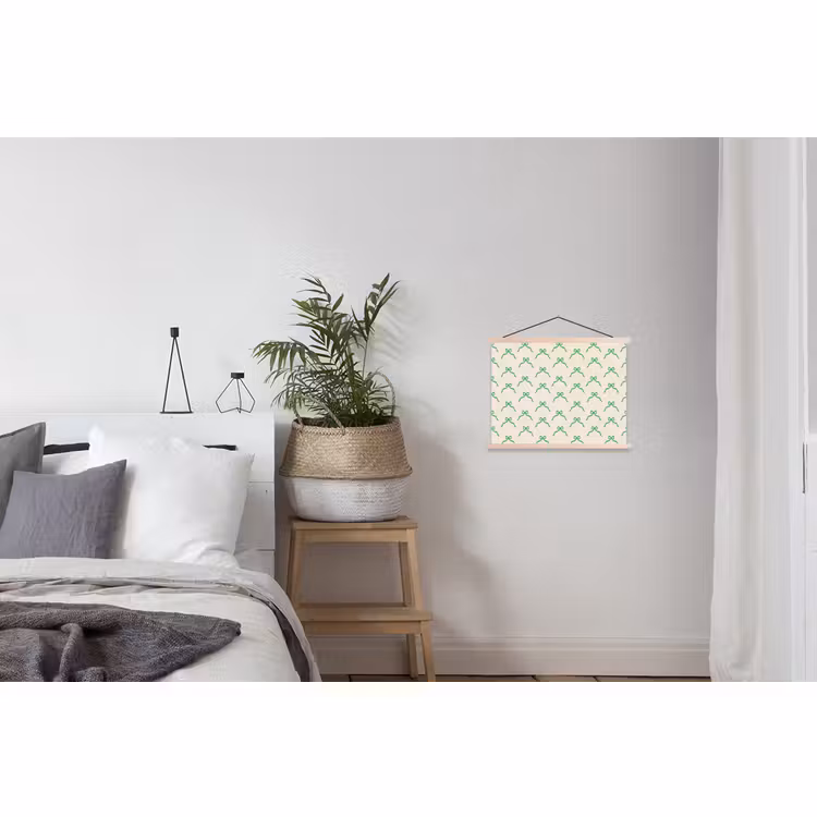 Schoolplaat - Strik - Crème - Groen - Kerst — 2