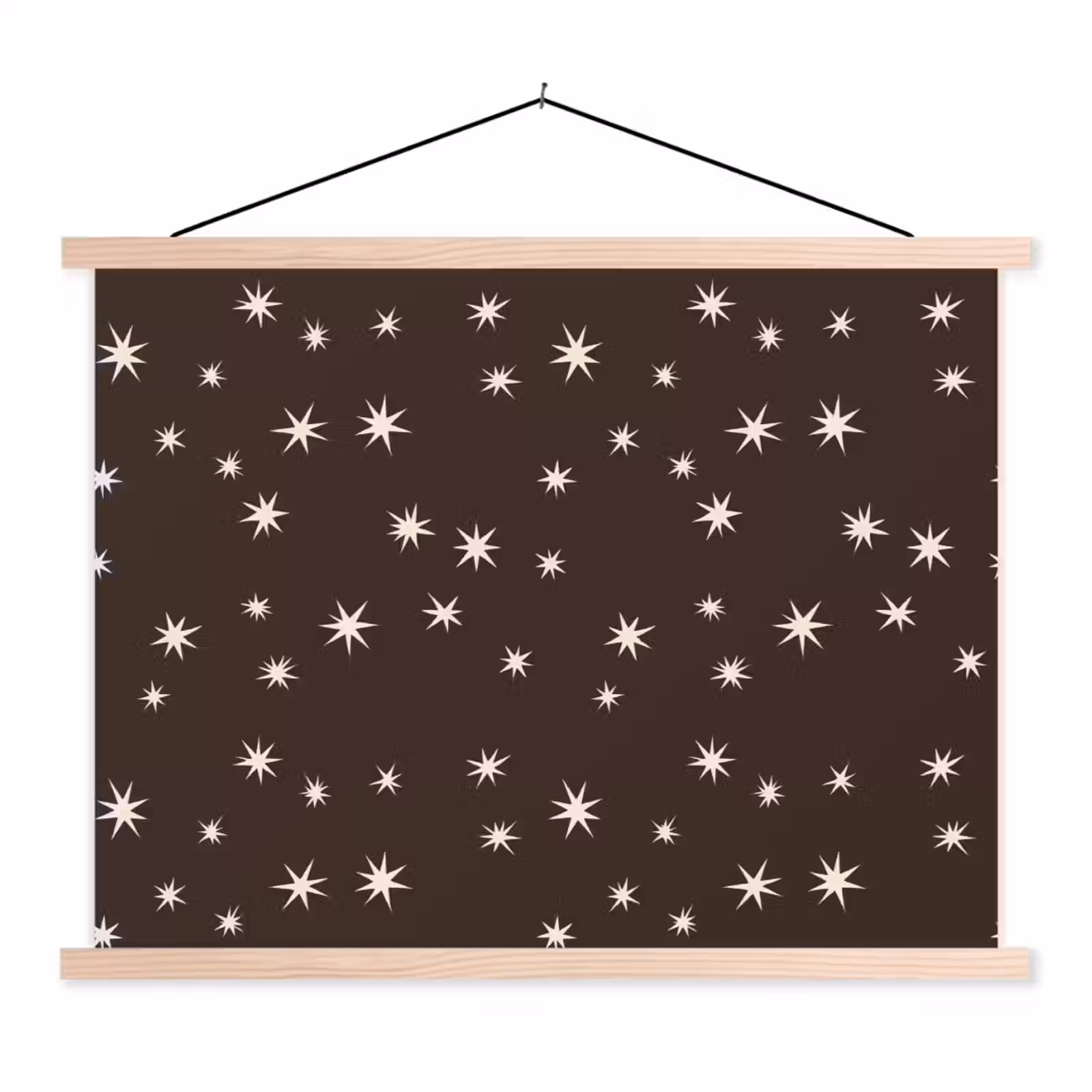 Schoolplaat - Bruin - Ster - Kerst — 1
