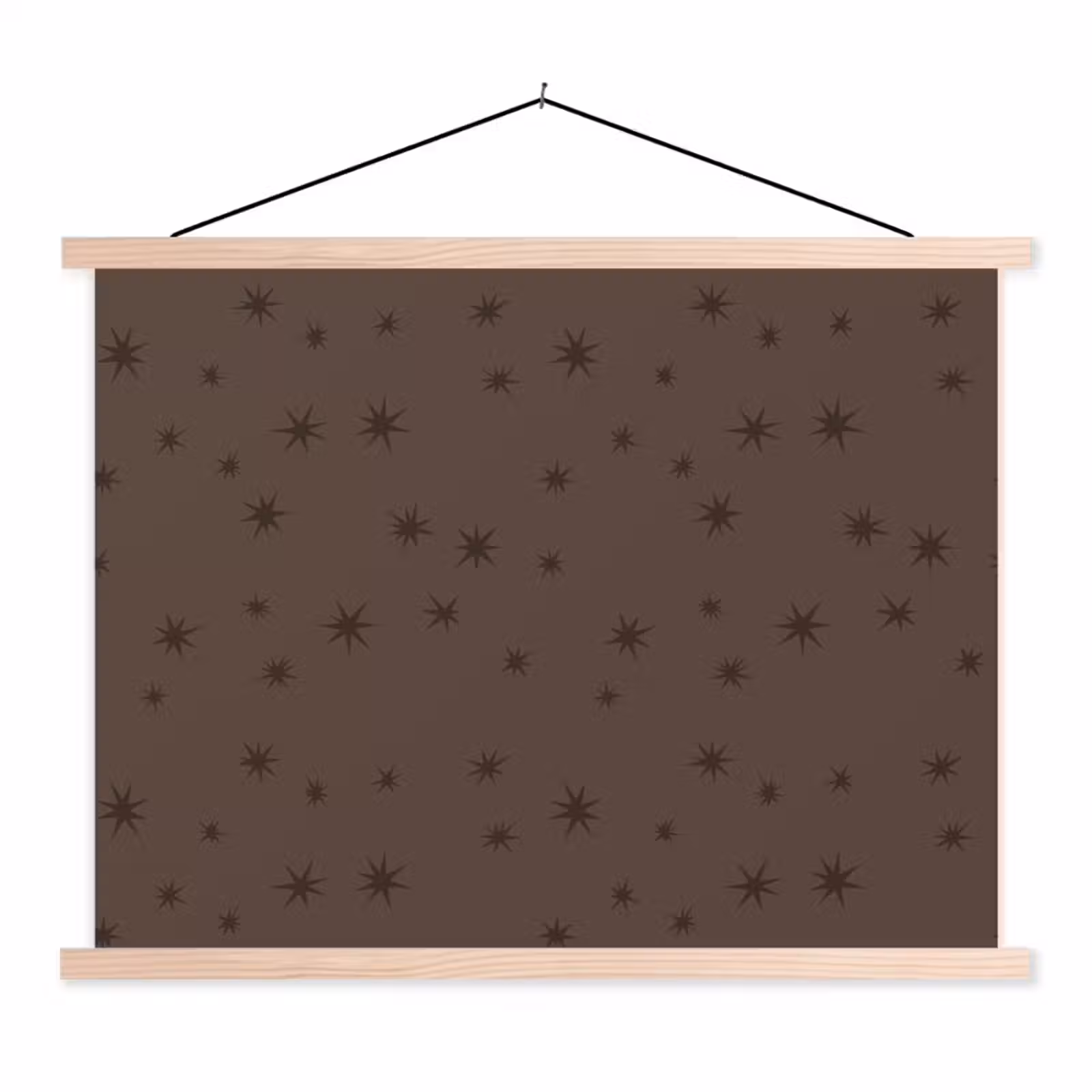 Schoolplaat - Ster - Bruin - Kerst — 1