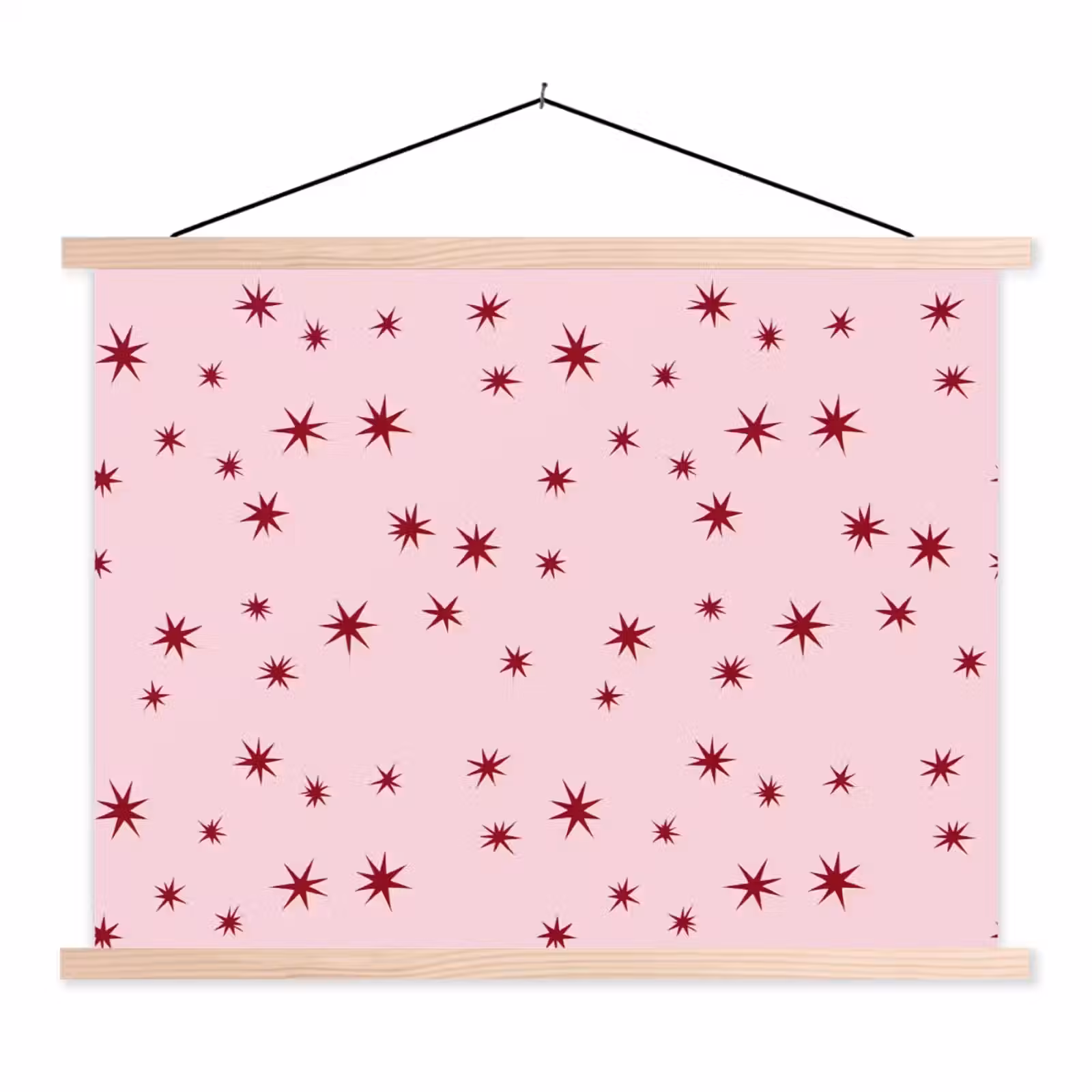 Schoolplaat - Ster - Roze - Rood — 1