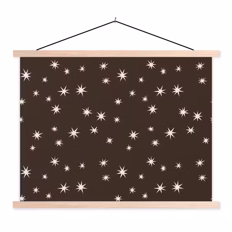 Schoolplaat - Bruin - Ster - Kerst — 1