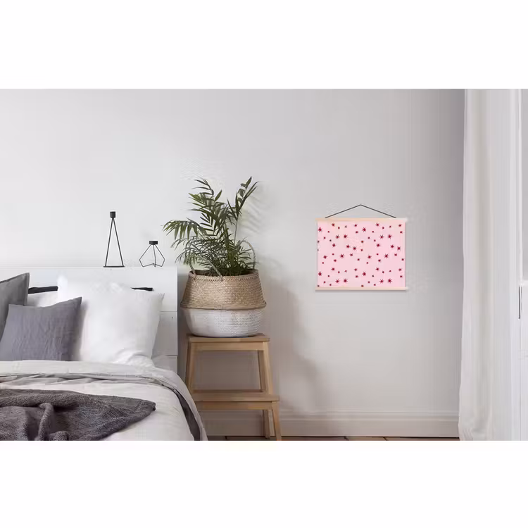 Schoolplaat - Ster - Roze - Rood — 2