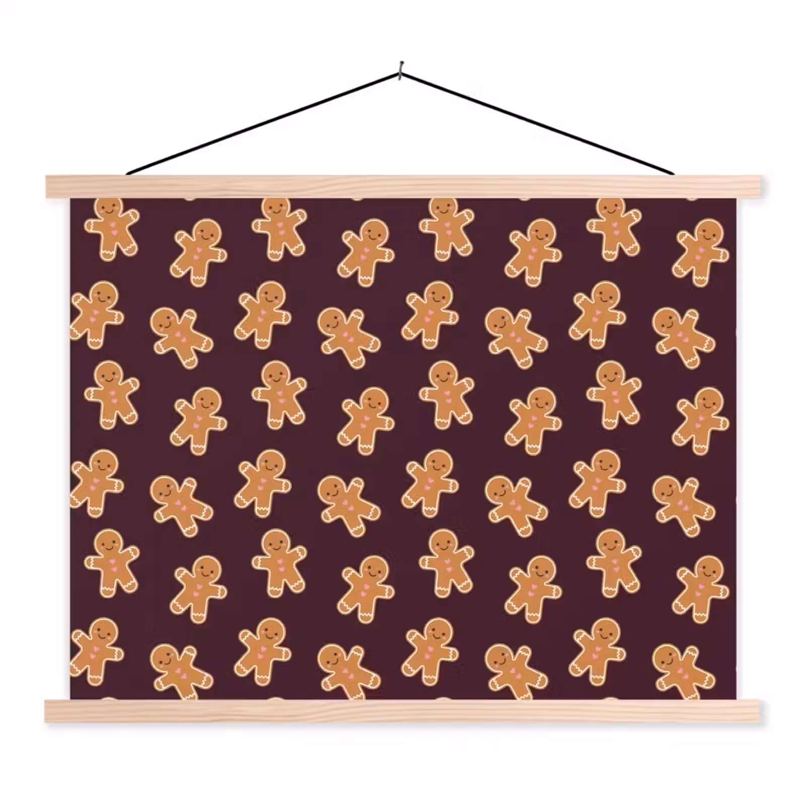 Schoolplaat - Burgudy - Peperkoek - Kerst — 1