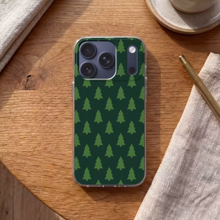 Telefoonhoesje - Kerstboom - Groen - Kerst — 2