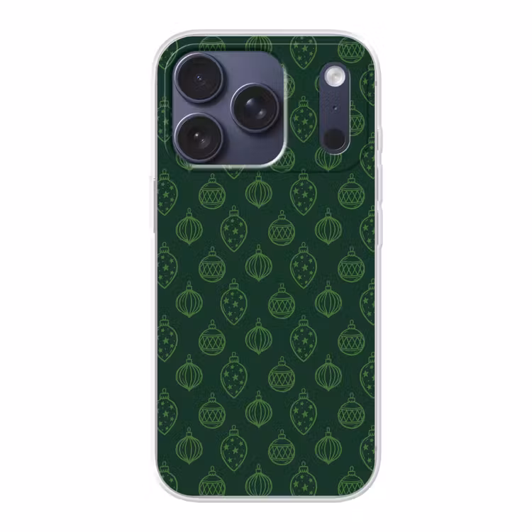 Telefoonhoesje - Kerstbal - Groen - Kerst — 1