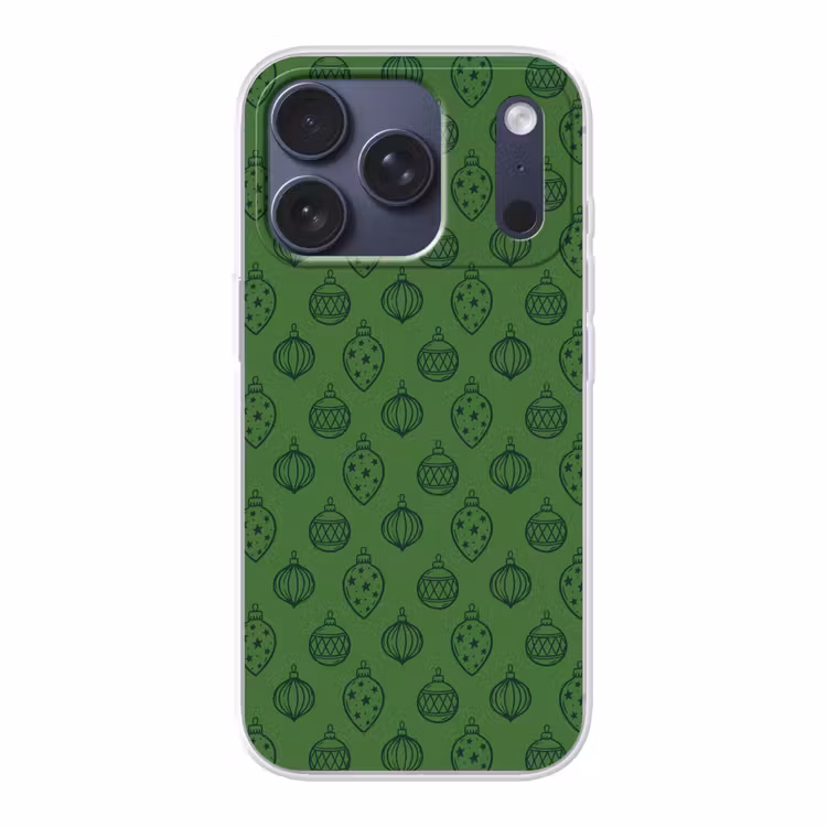 Telefoonhoesje - Kerstbal - Kerst - Groen — 1