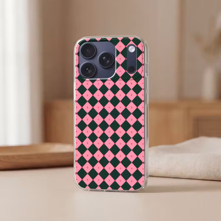 Telefoonhoesje - Ster - Roze - Groen - Kerst — 3