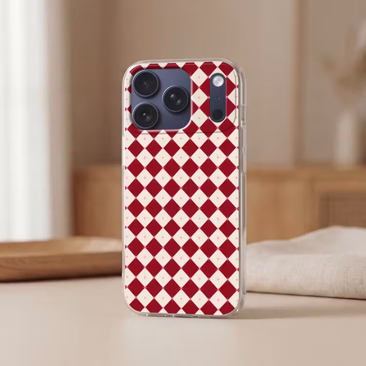 Telefoonhoesje - Ster - Roze - Rood - Kerst — 3