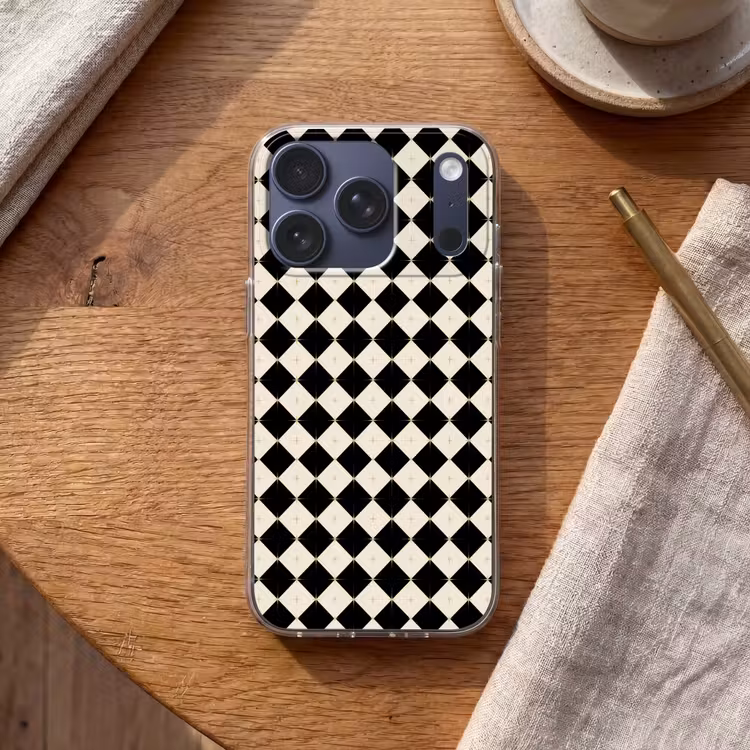 Telefoonhoesje - Ster - Zwart - Wit - Kerst — 2