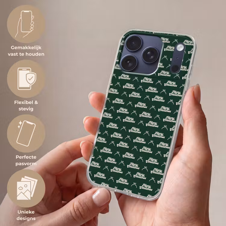 Telefoonhoesje - Tekst - Groen - Wit - Tekst — 4