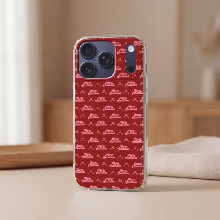Telefoonhoesje - Tekst - Rood - Roze - Strik — 3