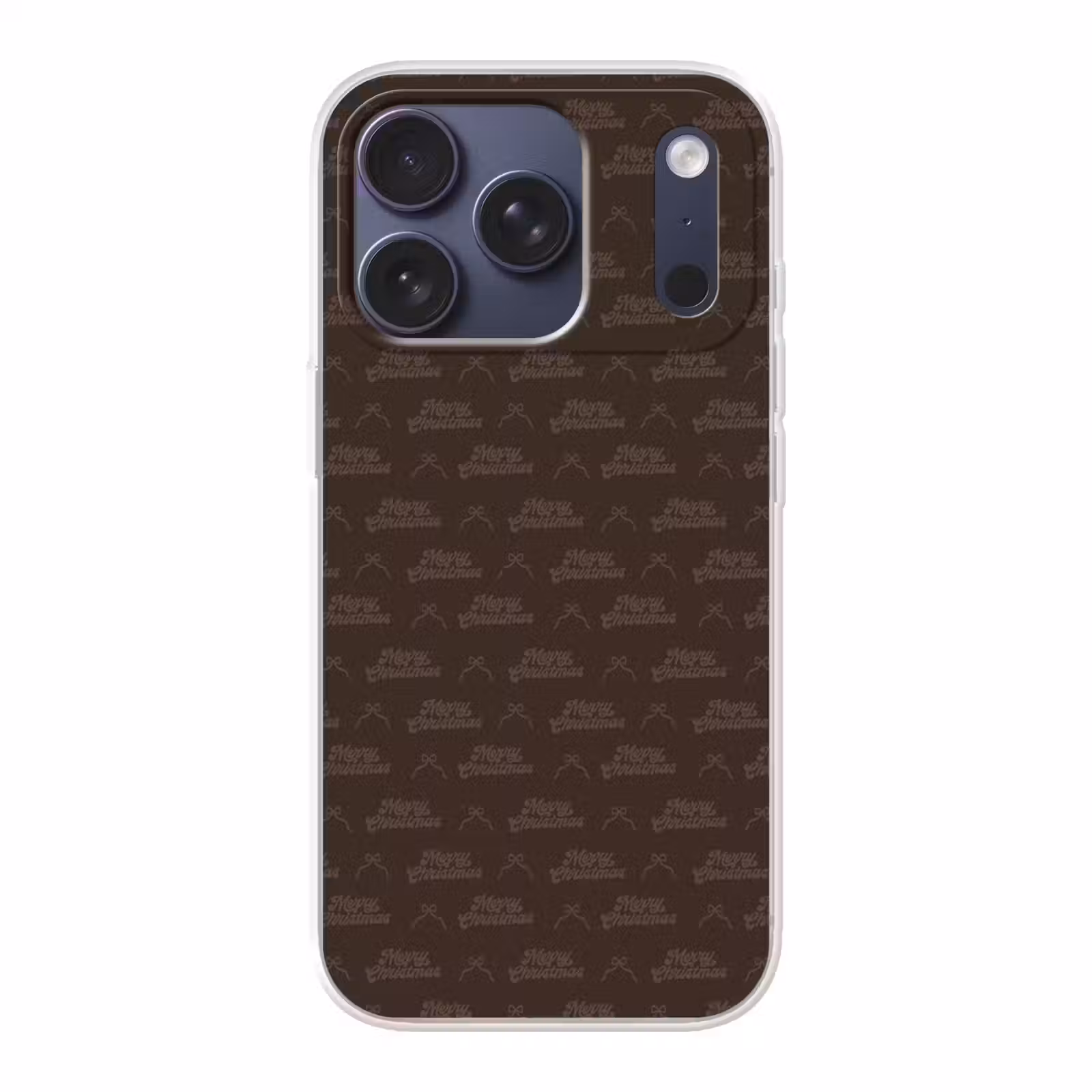 Telefoonhoesje - Tekst - Bruin - Strik — 1