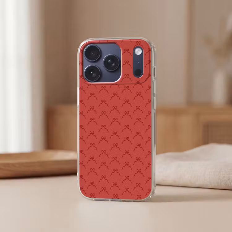 Telefoonhoesje - Strik - Rood - Kerst — 3