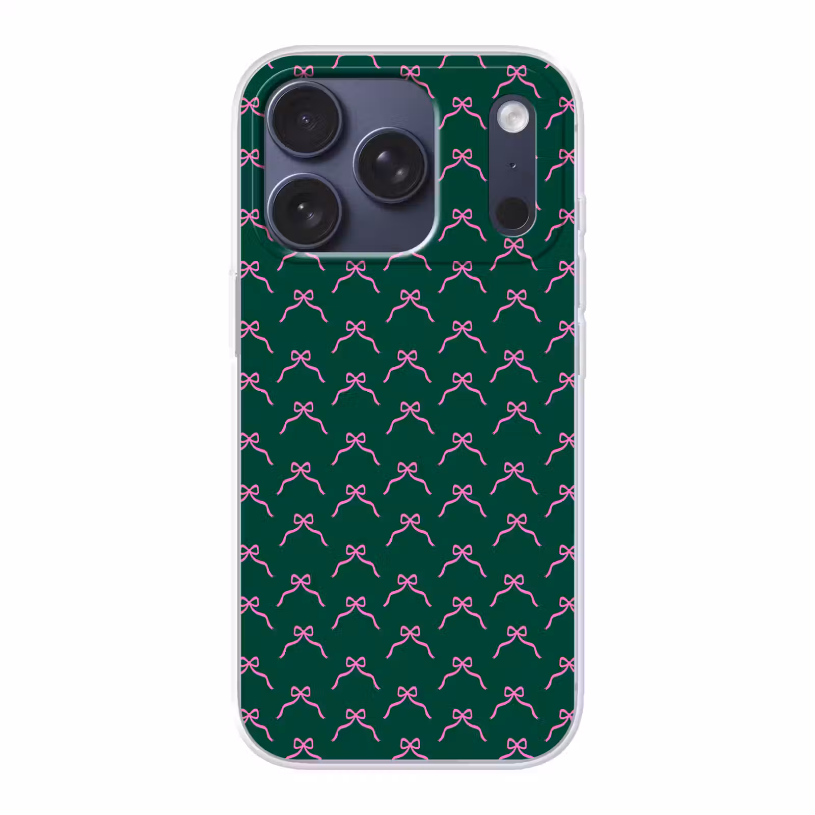 Telefoonhoesje - Kerst - Neon - Groen - Strik — 1