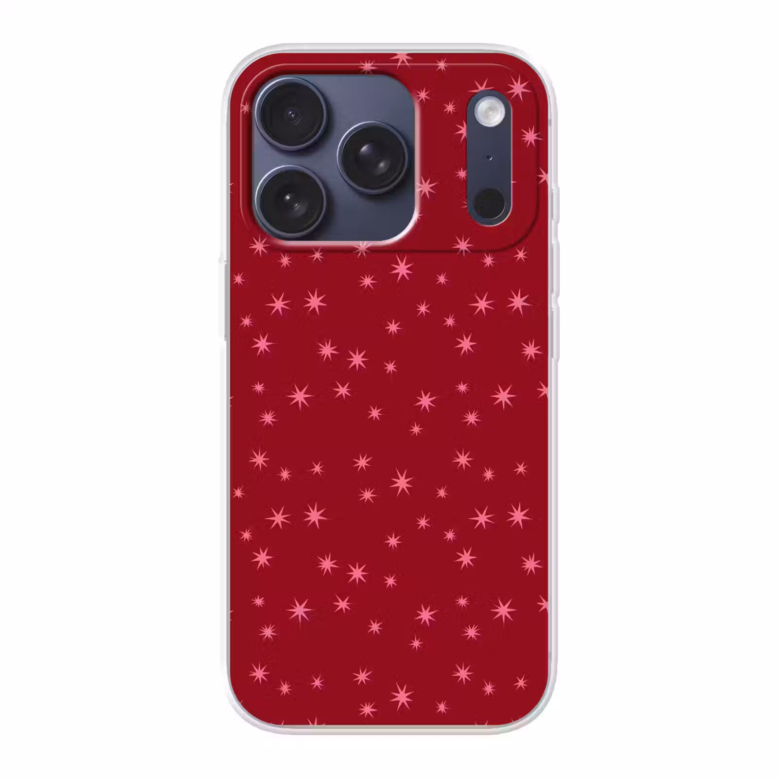 Telefoonhoesje - Ster - Roze - Kerst - Rood — 1