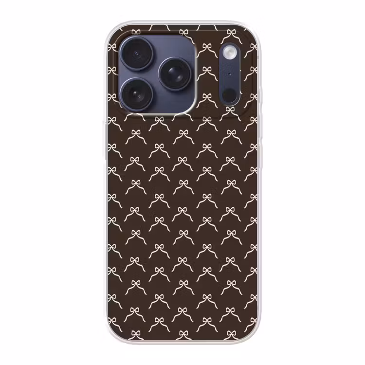 Telefoonhoesje - Bruin - Strik - Kerst — 1