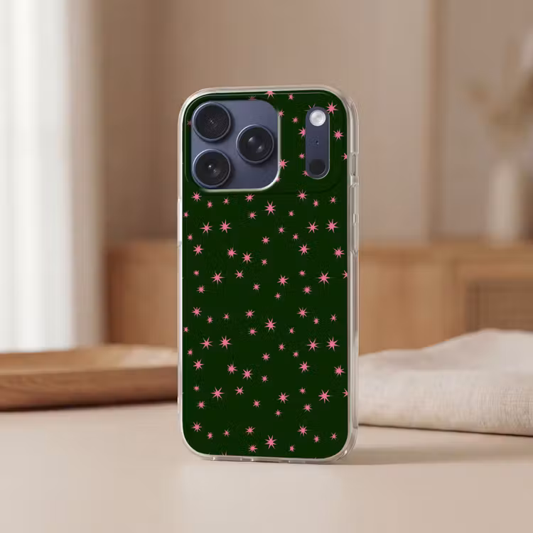 Telefoonhoesje - Ster - Roze - Groen - Kerst — 3