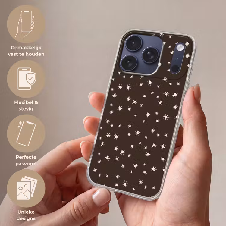 Telefoonhoesje - Bruin - Ster - Kerst — 4