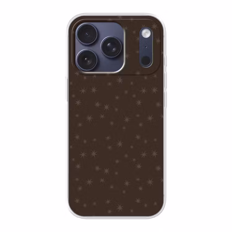 Telefoonhoesje - Bruin - Sterren - Kerst — 1