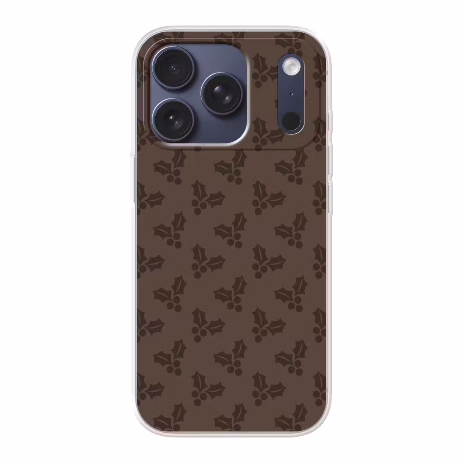 Telefoonhoesje - Hulst - Kerst - Bruin — 1