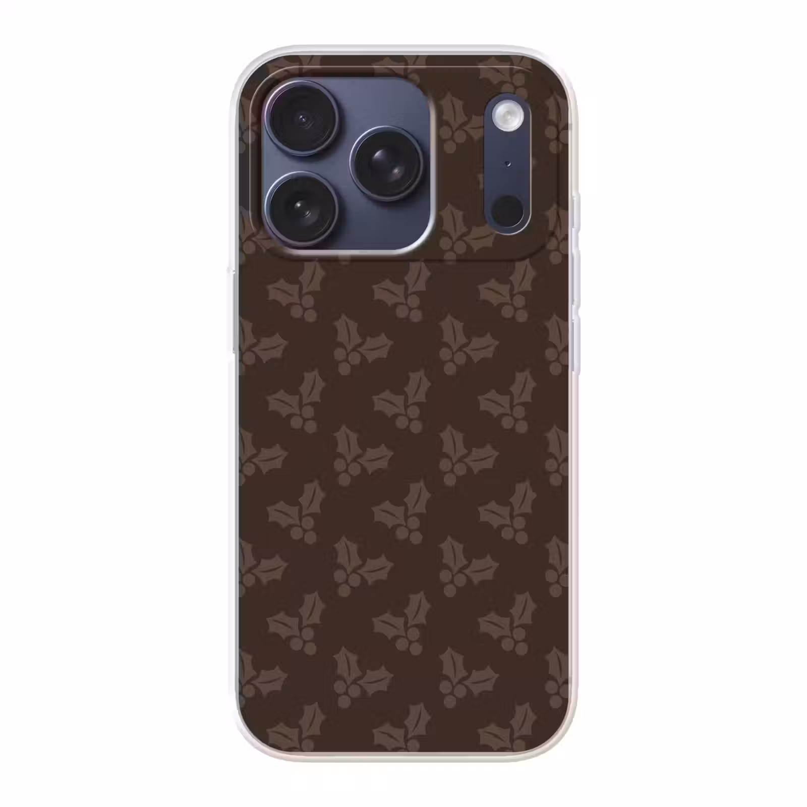 Telefoonhoesje - Kerst - Hulst - Bruin — 1