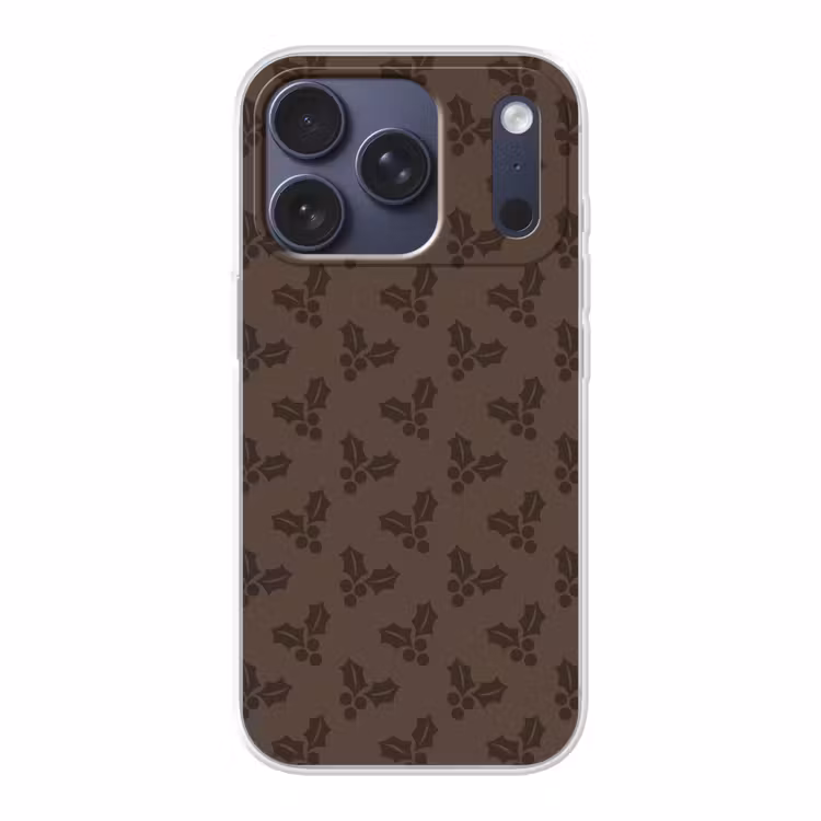 Telefoonhoesje - Hulst - Kerst - Bruin — 1