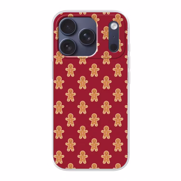 Telefoonhoesje - Peperkoek - Kerst - Rood — 1