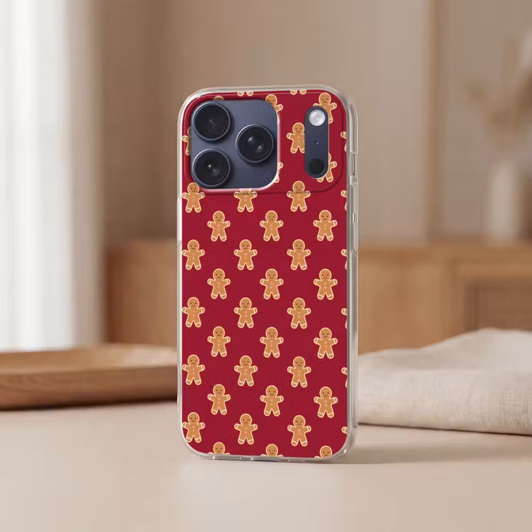 Telefoonhoesje - Peperkoek - Kerst - Rood — 3