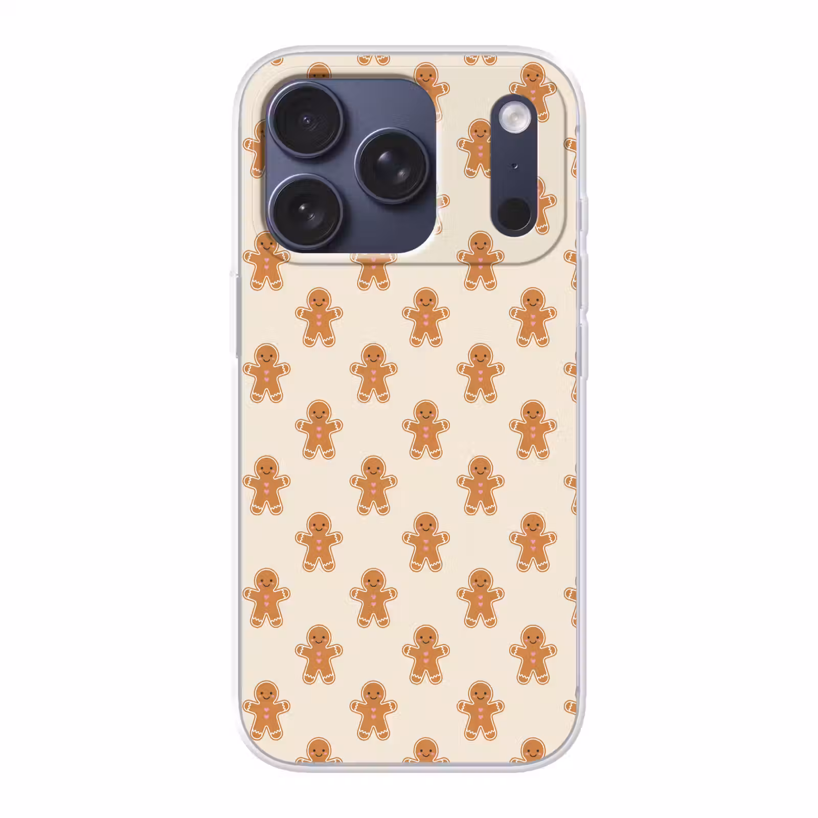 Telefoonhoesje - Peperkoek - Kerst - Crème — 1