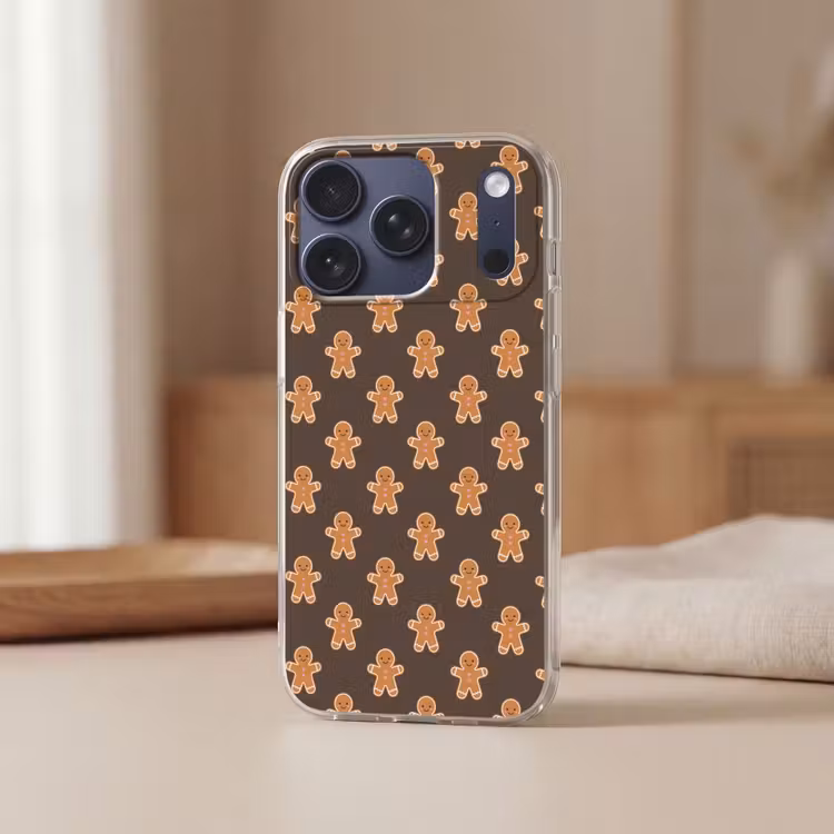 Telefoonhoesje - Peperkoek - Kerst - Bruin — 3