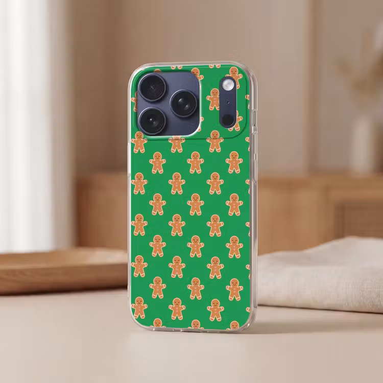 Telefoonhoesje - Peperkoek - Kerst - Neon - Groen — 3