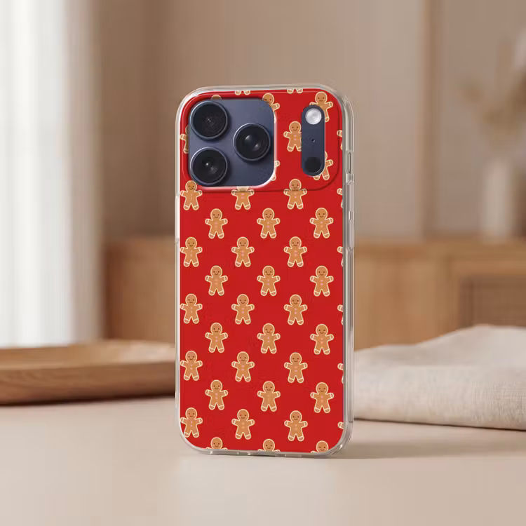 Telefoonhoesje - Peperkoek - Kerst - Rood — 3