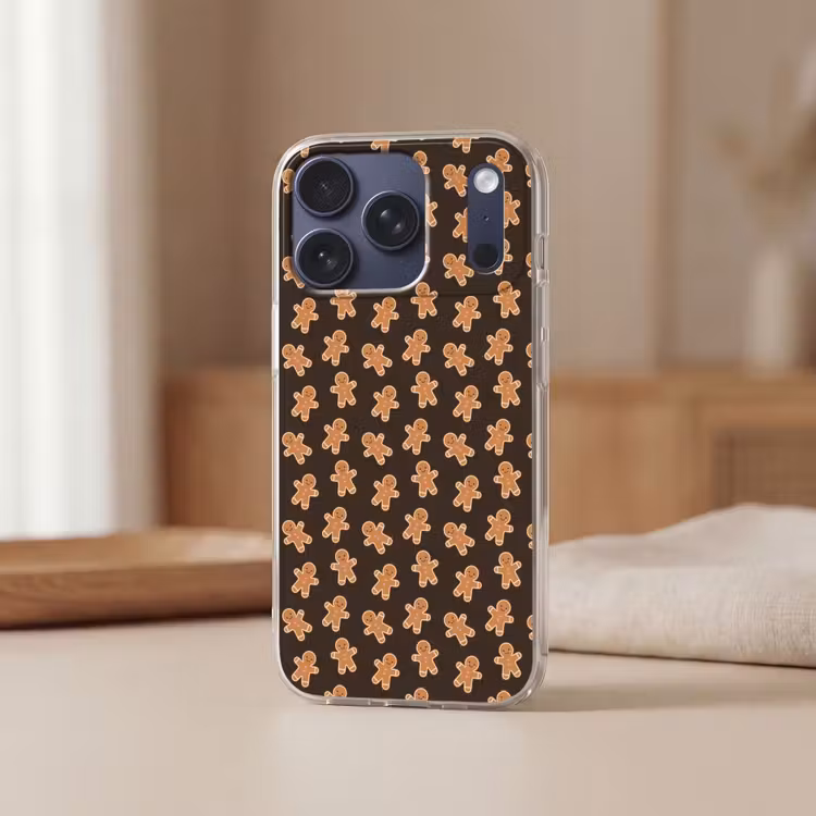 Telefoonhoesje - Bruin - Peperkoek - Kerst — 3