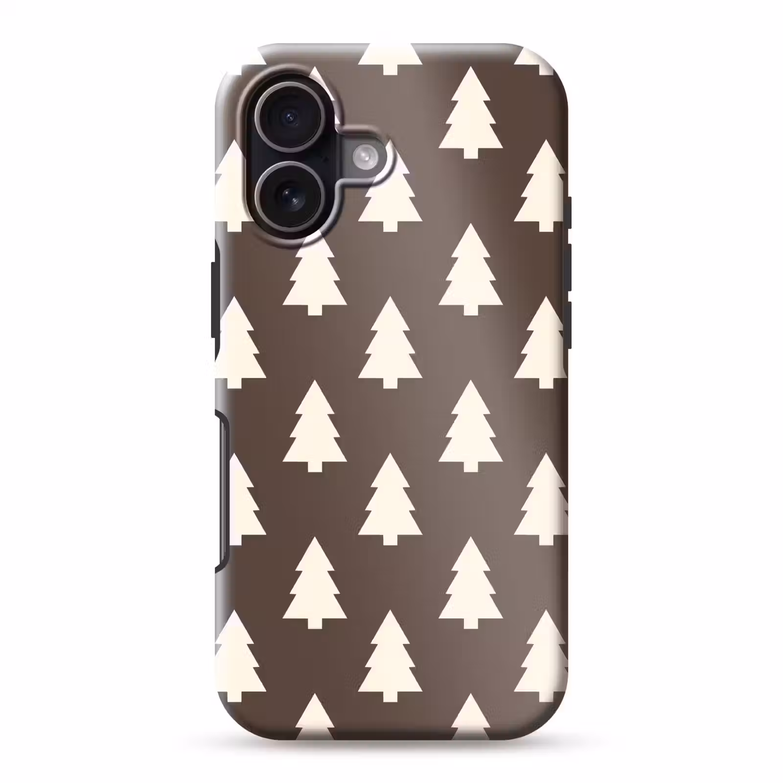 Telefoonhoesje Toughcase - Kerstboom - Grijs - Crème — 1