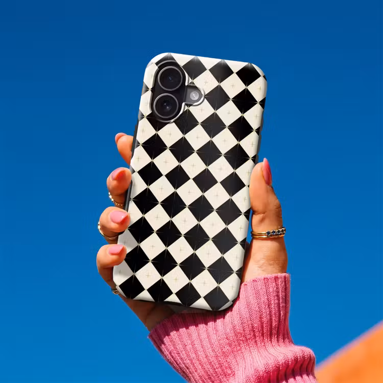 Telefoonhoesje Toughcase - Ster - Zwart - Wit - Kerst — 2