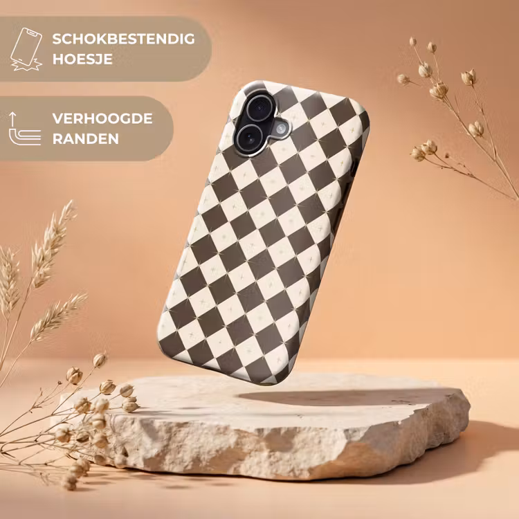 Telefoonhoesje Toughcase - Ster - Bruin - Wit - Kerst — 5