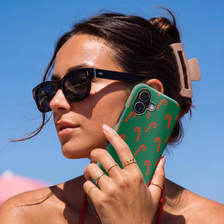 Telefoonhoesje Toughcase - Kerst - Groen - Rood - Zuurstok — 6