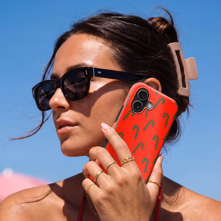 Telefoonhoesje Toughcase - Kerst - Rood - Groen - Zuurstok — 6