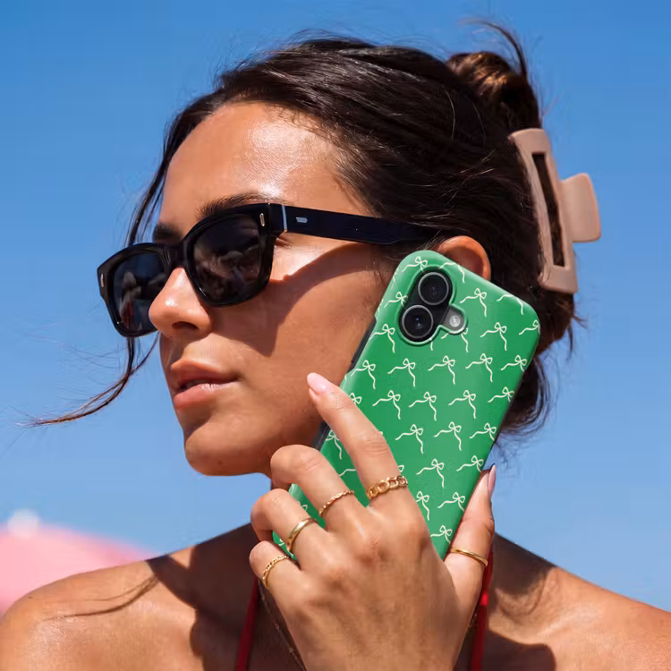 Telefoonhoesje Toughcase - Strik - Kerst - Groen - Wit — 6