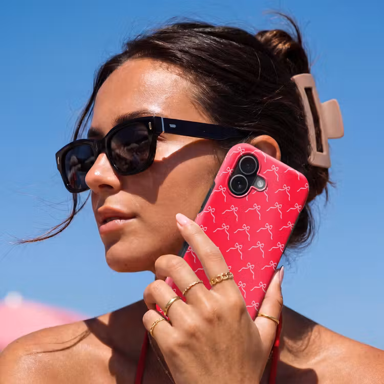 Telefoonhoesje Toughcase - Strik - Rood - Kerst — 6